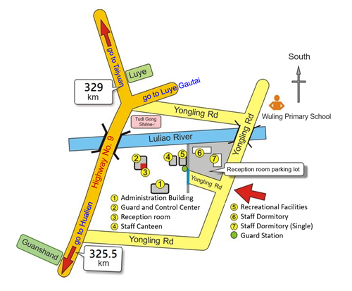 Reception room map