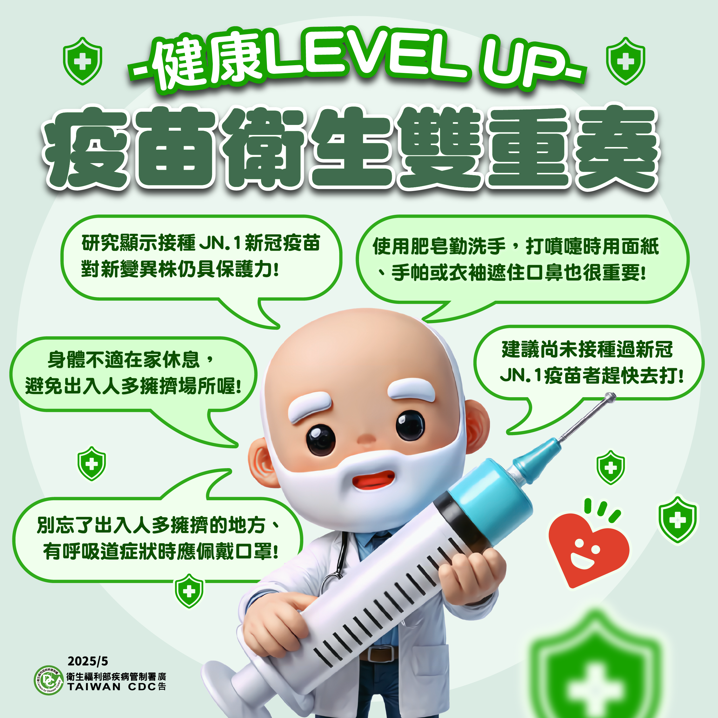 疫苗衛生雙重奏