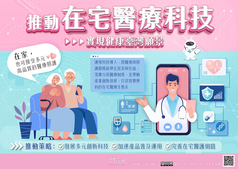 行政院推動在宅醫療科技